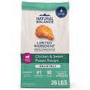 Natural Balance L.I.D. Limited Ingredient Diets Chicken & Sweet Potato Formula Small Breed Bites Grain-Free Dry Dog Food, 26-lb bag