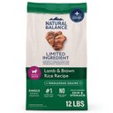 Natural Balance Limited Ingredient Lamb & Brown Rice Small Breed Bites Recipe Dry Dog Food, 12-lb bag
