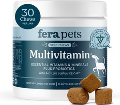 Fera Pets Multivitamin Soft Chews Supplement for Dogs, 30 count