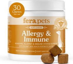 Fera Pets Allergy & Immune Support Soft Chew Supplement for Dogs, 30 count