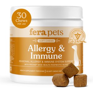 Fera Pets Allergy & Immune Support Soft Chew Supplement for Dogs, 30 count