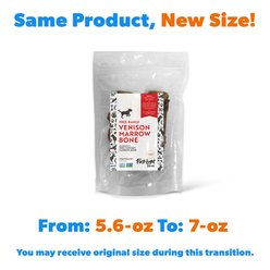 First Light Farms Venison Marrowbone Free Range Dog Bones, 7-oz bag slide 2 of 4