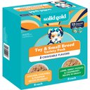Solid Gold Mighty Mini Small & Toy Breed Grain-Free Variety Pack Wet Dog Food, 3.5-oz tray, case of 12