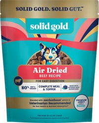 Solid Gold Complete & Balanced Beef Recipe Air Dried Dog Food Topper, 4-oz pouch