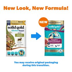 Solid Gold Sensitive Stomach Gut Health Wild Venison & Potato Grain-Free Dry Dog Food, 22-lb bag slide 2 of 9