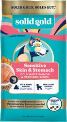 Solid Gold Sensitive Stomach Gut Health Cold Water Salmon & Vegetable Grain-Free Dry Dog Food, 22-lb bag
