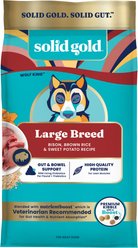 Solid Gold Large Breed Gut Health Real Bison & Brown Rice Whole Grain Dry Dog Food, 22-lb bag