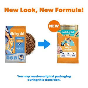 Solid Gold High Protein Real Chicken & Eggs Grain-Free Dry Cat Food, 12-lb bag