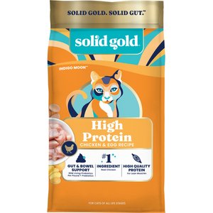 Solid Gold High Protein Real Chicken & Eggs Grain-Free Dry Cat Food, 12-lb bag