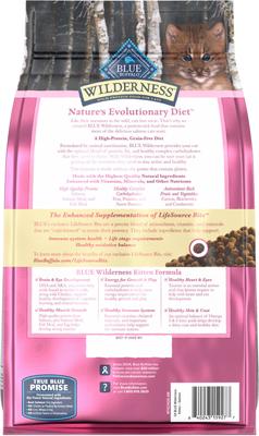Show full view: Blue Buffalo Wilderness Kitten High-Protein & Grain-Free Salmon Recipe Dry Cat Food, 5-lb bag slide 3 of 10