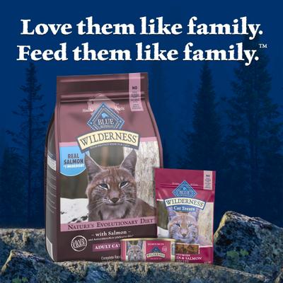 Show full view: Blue Buffalo Wilderness Senior High-Protein & Grain-Free Salmon Recipe Dry Cat Food, 5-lb bag slide 10 of 10