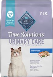 Blue Buffalo True Solutions Chicken Flavored Dry Cat Food, 11-lb bag
