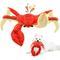 Show in main carousel: FUUFOME King Crab Plush Dog Toy, Red slide 1 of 9