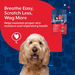 NaturVet Aller-911 Allergy Aid Scoopable Tiny Bite Hickory Smoked Bacon Flavored Supplement for Dogs, 11-oz bag slide 2 of 6