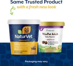 NaturVet VitaPet Adult Plus Breath Aid Soft Chews Multivitamin for Dogs, 60 count slide 2 of 9
