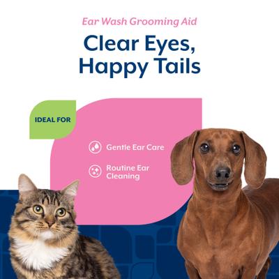 Show full view: NaturVet Aloe & Baby Powder Scent Dog & Cat Ear Wash, 8-fl oz bottle slide 4 of 10