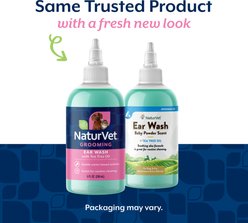 NaturVet Ear Wash Grooming Aid for Dogs & Cats, 8-fl oz bottle slide 2 of 6