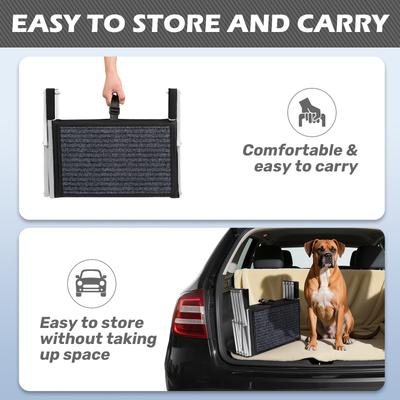 Show full view: Heeyoo Extra Wide 6 Steps Dog Car Ramp slide 5 of 8