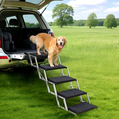 Show full view: Heeyoo Extra Wide 5 Steps Dog Car Ramp slide 6 of 8