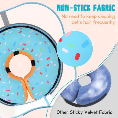 Show full view: Supet Raised Inflatable Dog Recovery Cone Collar, Medium: 9 to 13-in neck slide 4 of 8