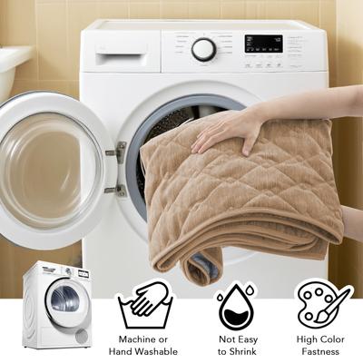 Show full view: H.VERSAILTEX Chenille Dog & Cat Sofa Cover with Strap Couch Protector, Khaki, 36 x 82-in slide 9 of 10