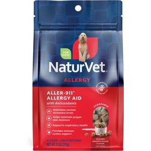NaturVet Scoopables Aller-911 Allergy Aid Dog Supplement, 11-oz bag