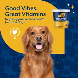 NaturVet VitaPet Adult Daily Vitamin Immunity Bacon & Chicken Flavored Supplement for Dogs, 60 count slide 2 of 8