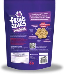 Fruitables Biggies with Real Crispy Bacon & Apple Dog Treats, 16-oz bag slide 2 of 8