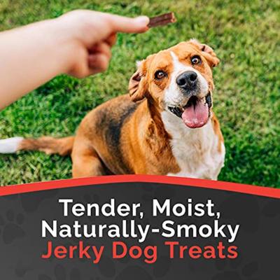 Show full view: Miss Nelly's Canine Gourmet Heart of the Wild Elk & Venison Jerky Dog Treats, 12-oz pouch slide 8 of 8