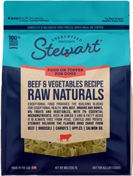 Stewart Raw Naturals Beef Limited-Ingredient Adult Freeze-Dried Dog Food, 8-oz bag