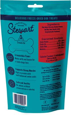Show full view: Stewart PuffPops Cheeseburger Recipe Freeze-Dried Dog Treats, 5.8-oz pouch slide 3 of 13