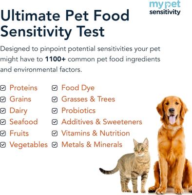 Show full view: My Pet Sensitivity Ultimate Food Sensitivity Test for Dogs slide 3 of 8