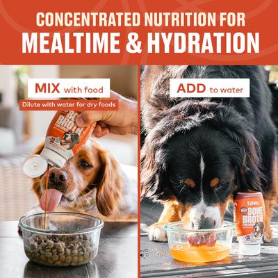 Show full view: Furvor Combo Beef Chicken Concentrated Digestive Health High-Protein Liquid Dog Food Topper, 16-oz bottle, 2 count slide 4 of 13