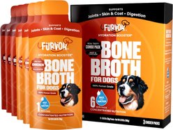 Furvor Combo Beef Chicken Concentrated Digestive Health High-Protein Liquid Dog Food Topper, 0.64-oz pouch, 18 count