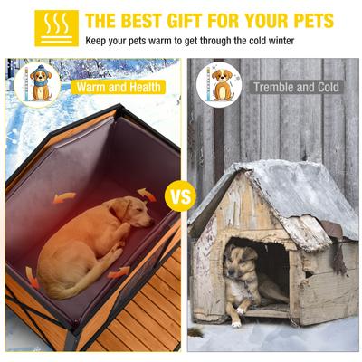 Show full view: Aivituvin Waterproof Liner Insulated Dog House, X-Large slide 5 of 9