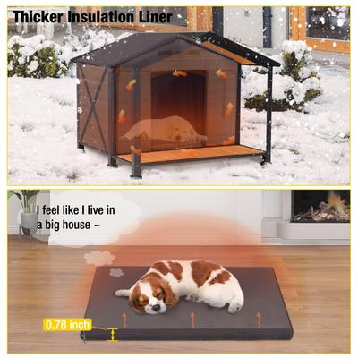 Show full view: Aivituvin Waterproof Liner Insulated Dog House, X-Large slide 3 of 9
