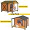 Show in main carousel: Aivituvin Waterproof Anti-Chewing Metal Frame with Porch Dog House, X-Large slide 4 of 9