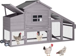Aivituvin Rabbit Hutch & Chicken Coop, 39.4-in