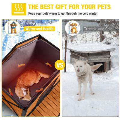 Show full view: Aivituvin Waterproof Liner Insulated Dog House slide 5 of 7