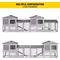 Show in main carousel: Aivituvin 33.4-in Outdoor Rabbit Hutch slide 6 of 8