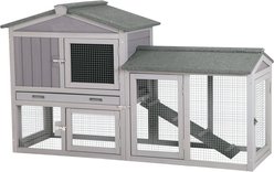 Aivituvin 33.4-in Outdoor Rabbit Hutch