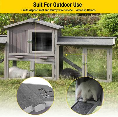 Show full view: Aivituvin 33.7-in Extra Large Chicken Coop slide 3 of 7