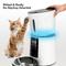 Show in main carousel: PATPET 2.4G WiFi Timed Dual Power Supply Clog-Free with 10S Voice Recorder & Desiccant Bag Automatic Dog & Cat Feeder, 4-L, White slide 9 of 11