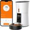 Show in main carousel: PATPET 2.4G WiFi Timed Dual Power Supply Clog-Free with 10S Voice Recorder & Desiccant Bag Automatic Dog & Cat Feeder, 4-L, White slide 1 of 11