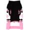 Show in main carousel: The Worthy Dog Colorblock Snowflake Dog Sweater, Pink/Black, Medium slide 3 of 3