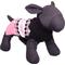 Show in main carousel: The Worthy Dog Colorblock Snowflake Dog Sweater, Pink/Black, Medium slide 2 of 3