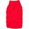 Show in main carousel: The Worthy Dog Chunky Knit Turtleneck Dog Sweater, Red, Large slide 3 of 3