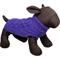 Show in main carousel: The Worthy Dog Chunky Knit Turtleneck Dog Sweater, Purple, Medium slide 2 of 3