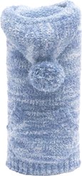 The Worthy Dog Space Dye Dog Hoodie, Blue, Large
