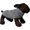 Show in main carousel: The Worthy Dog Chunky Knit Turtleneck Dog Sweater, Gray, Medium slide 2 of 3